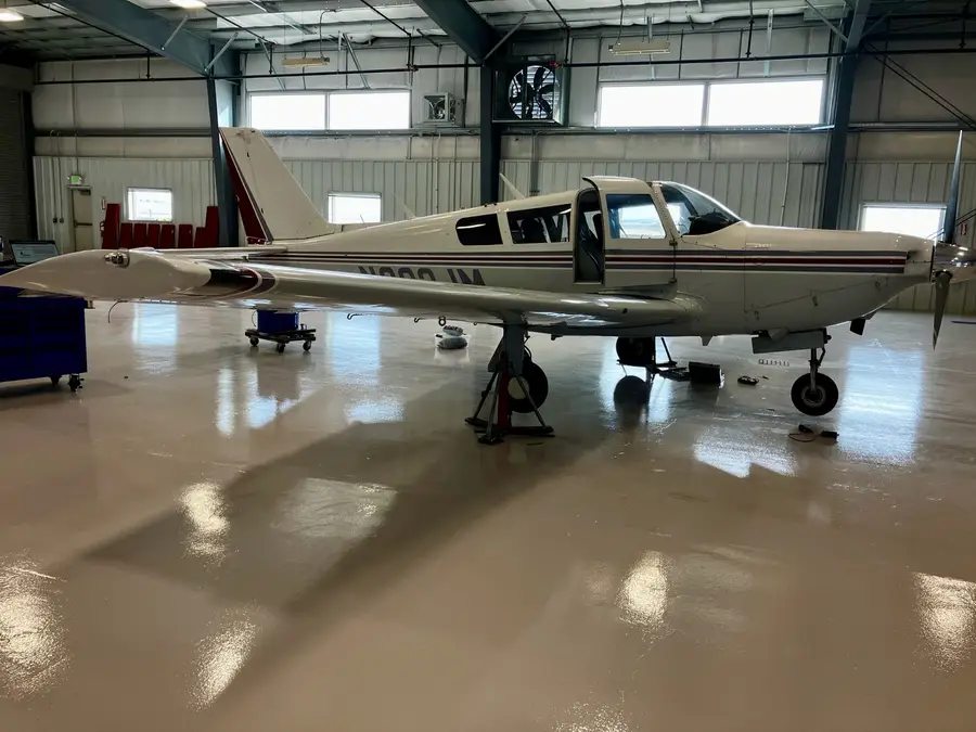 Piper aircraft in the TCA hangar
